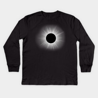 Solar Eclipse Kids Long Sleeve T-Shirt